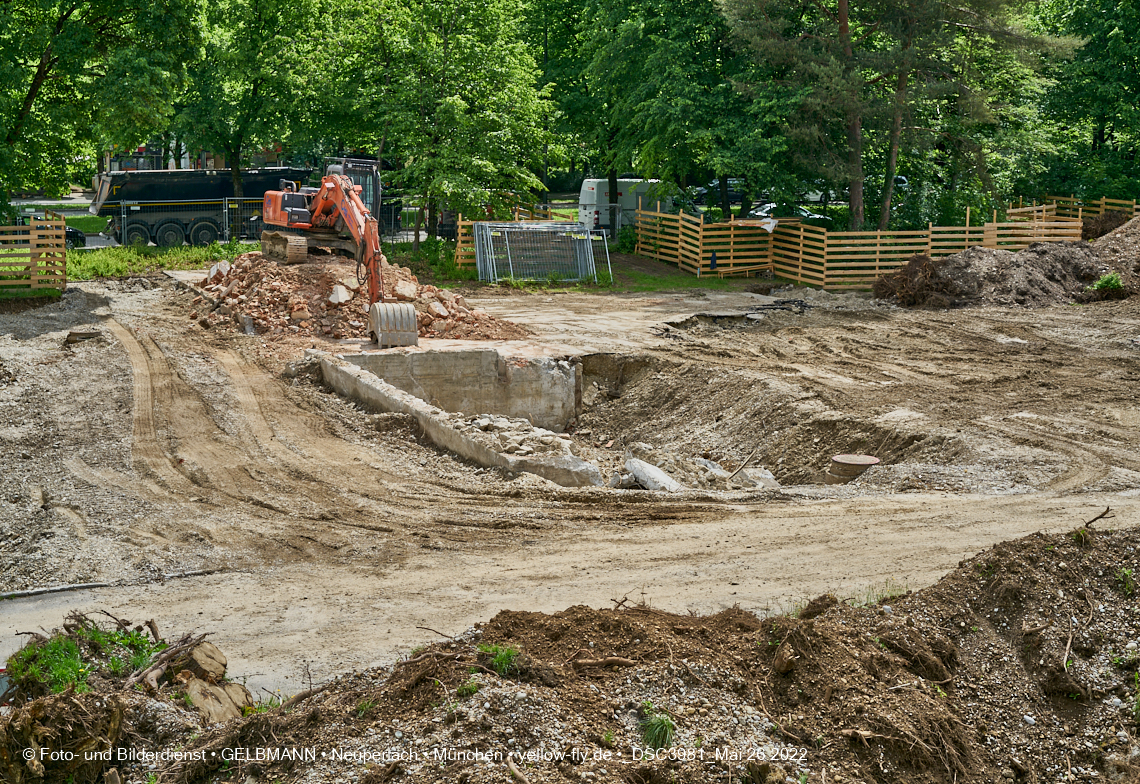 26.05.2022 - Baustelle am Haus für Kinder in Neuperlach